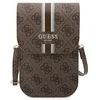 Image de Bandoulière universelle Guess pour téléphone avec sangle et porte-cartes marron