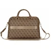 Image de Housse pour ordinateur portable Guess 15 pouces Logo 4G poches fermeture éclair marron