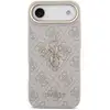 Image de Funda Guess Air élégante rose avec grand logo doré pour iPhone Air