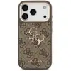 Image de Funda pour mobile Guess Coque Rigide Marron Logo Doré Élégant pour iPhone 17 Pro Max