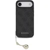 Image de Coque Guess noire avec logo 4G et charm doré pour iPhone Air élégante