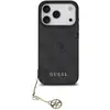 Image de Funda pour mobile Guess Coque Rigide Noire Logo 4G Charm Doré pour iPhone 17 Pro