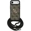 Image de Funda Guess Carcasa PU Marrón con Logo y Correa para iPhone Air