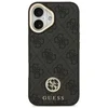 Image de Funda pour mobile Guess Polipiel Noire Strass MagSafe pour iPhone 17