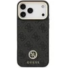 Image de Funda pour mobile Guess Polipiel Noire Strass 4G MagSafe pour iPhone 17 Pro Max