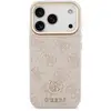 Image de Funda pour mobile Guess Polipiel Rose Logo 4G Strass Élégante pour iPhone 17 Pro