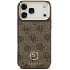 Image de Funda pour mobile Guess Polipiel Marron Logo Strass avec Large Sangle pour iPhone 17 Pro