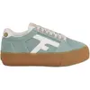 Image de Baskets plateforme en daim femme Faguo Walnut 38