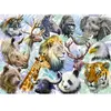 Image de Puzzle de 500 pièces Alipson Puzzle Animaux Sauvages 33,5x23,2x4,6 cm