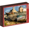 Image de Puzzle de 1000 pièces Alipson Puzzle Bateaux Port Bretagne 33,5x23,2x4,6 cm