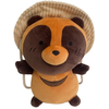 Image de Peluche Lyo Tanuki Chapeau Kawaii 30 cm