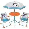 Image de Table + 2 chaises + parasol enfant Fun House Indian Panda TU