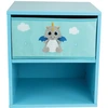 Image de Table de chevet avec tiroir enfant Fun House Léon le Dragon 36x33x30 cm