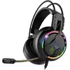 Image de Auriculares Spirit of Gamer PRO-H7 avec fil Jack 3,5 mm et USB pour gaming, RGB, microphone, noir