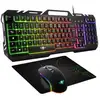 Image de Clavier Spirit of Gamer PRO MK5 membrane AZERTY RGB avec souris et tapis
