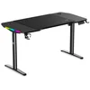 Image de Bureau Gaming Spirit of Gamer 140cm Bois avec LED RGB et Réglage de Hauteur