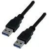 Image de Cable USB 3.0 MCL 2 m Macho/Macho Noir 5 Gbit/s