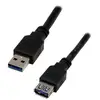 Image de Cable USB 3.0 MCL 3 m Macho/Hembra Noir