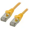 Image de Cable réseau MCL Cat6 1 m jaune blindé F/UTP