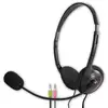 Image de Auriculares MCL CSQ-M/NZ avec câble 3,5 mm pour appels et musique, noir