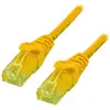 Image de Cable réseau MCL Cat6 U/UTP 0,5 m jaune
