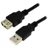 Image de Câble USB MCL MC922AMF-5M/N 5 m USB 2.0 A Mâle/Femelle Noir