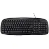 Image de Clavier MCL ACK-298/N USB AZERTY Noir avec pavé numérique complet