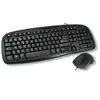 Image de Clavier MCL ACK-2012/N à membrane complet avec souris USB AZERTY français