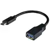 Image de Câble Adaptateur USB-C vers USB-A DLH DY-TU3078B USB 3.2 Gen 1 Noir