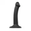 Image de Dildo ventouse Dual Density - Small Noir