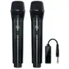 Image de Microphone MC-50 WI noir pack de 2 sans fil 6.3 à 3.5 mm 8h d'autonomie