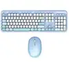 Image de Clavier Mobility Lab Pure Color Azerty Bleu sans fil avec souris optique DPI réglable