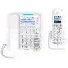 Image de Alcatel XL785 Combo Voix Fixe Téléphone de Bureau + Sans Fil