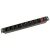 Image de Reglette pour Rack 19" Kimex 8 Prises avec Interrupteur 1U