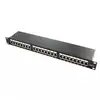 Image de Panneau de brassage Kimex pour armoire rack 19" 24 ports RJ45 Cat.6 1U