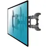 Image de Kimex Support mural inclinable et pivotant pour TV 37"-70" VESA 600x400 Max 45Kg