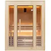 Image de Sauna traditionnel vapeur à 3 places France Sauna Zen 153 cm