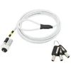 Image de Câble Antivol Mobilis 1,8 m avec Clé en Acier Blanc