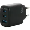 Image de Chargeur Auto Mobilis 45W 2 Ports USB-C et USB-A Noir