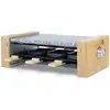 Image de H.Koenig WOD6 raclette 6 personne(s) 900 W Noir, Couleur marbre, Bois