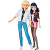 Image de Pack 2 Poupées Articulées Bandai Miraculous 26 cm Marinette Adrien Vêtements Kwami