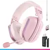 Image de Auriculaires Oniverse Polaris sans fil et filaires Bluetooth USB-C Gaming Surround 7.1 Rose