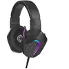 Image de Auriculaires Oniverse Meteor filaires USB-C et jack 3,5 mm Gaming LED Noir
