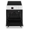 Image de Cocina Continental Edison CECV50FCW 4 Zonas Vitro Horno 47L Pyrolyse Blanche