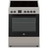Image de Cuisinière Électrique Continental Edison CECV60FCS Vitrocéramique 4 Feux Horno 60L Plata
