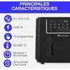 Image de Airfryer Continental Edison CERFRSH24002CB Double Panier 9 L 2400 W