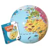 Image de Ballon globe terrestre Caly Merveilles Du Monde (x2) 42 cm