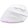 Image de Bluestork Ergo Lumi Souris verticale ergonomique sans fil pour droitier RGB 2400 DPI Blanc