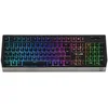Image de Clavier The G-Lab Keyz Tungsten membrane sans fil AZERTY rétroéclairé RGB