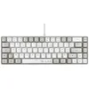 Image de Teclado The G-Lab Keyz Hydrogen de membrane compact rétroéclairé RGB AZERTY